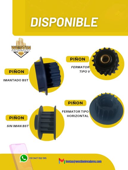 PIÑONES PARA ASCENSORES